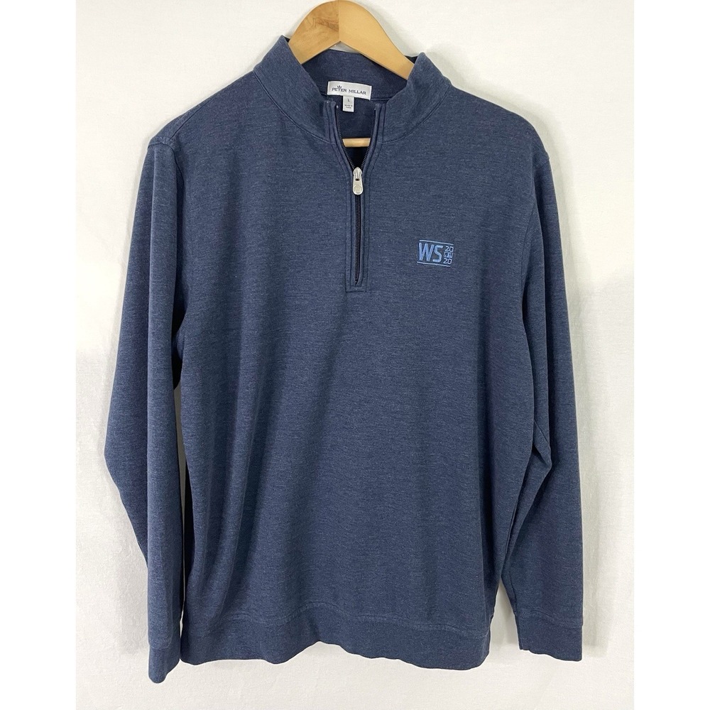 Peter Millar Quarter Zip Sweatshirt Large WS 2020 Open Golf Lightweight